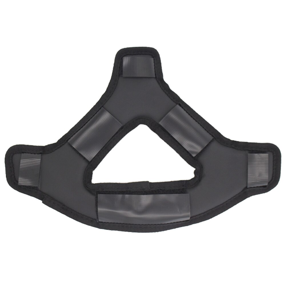 Fácil instalar couro do plutônio durável realidade virtual macio gravidade pressão equilíbrio cabeça cinta almofada para oculus quest vr fone de ouvido: Black
