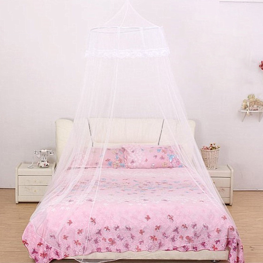 Princess Dome Bed Tent Polyester Hanging Anti Mosquito Net Girls Bedroom Sleeping Accessories Voile Garden Camping