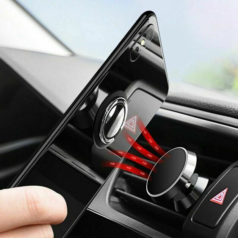 Universal Finger Ring-Halter-Stand Grip 360 Grad für Handy Auto Magnetische Montieren Telefon Zurück Aufkleber Pad Halterung