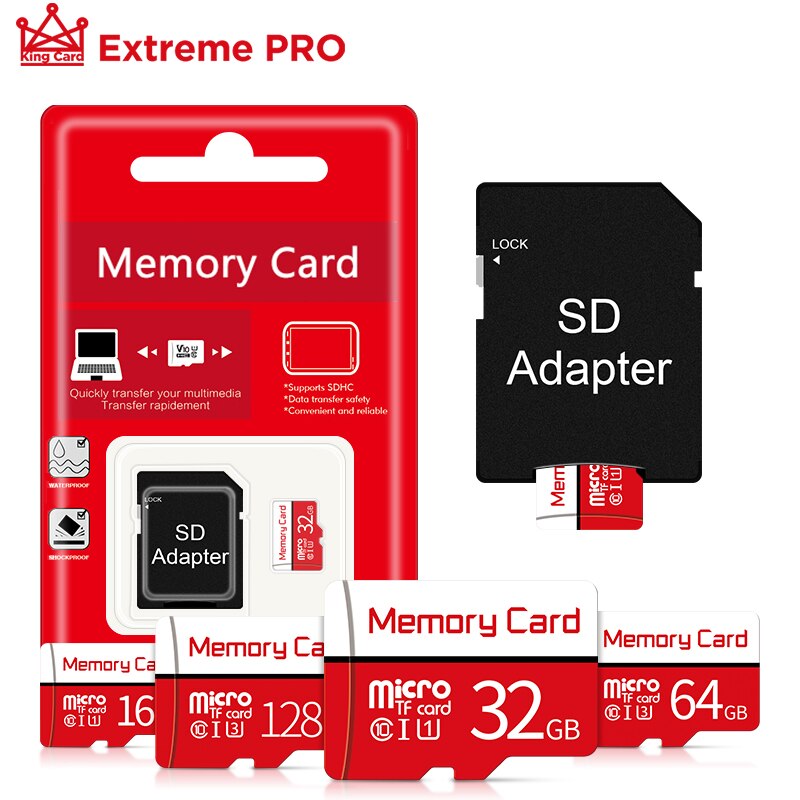 Microsd Geheugenkaart 4Gb 8Gb 16Gb 32Gb 64Gb 128Gb Micro Sd Kaart Klasse 10 Mini tf/Sd-kaart Micro Sd Flash Drive Kaarten Voor Mobiel