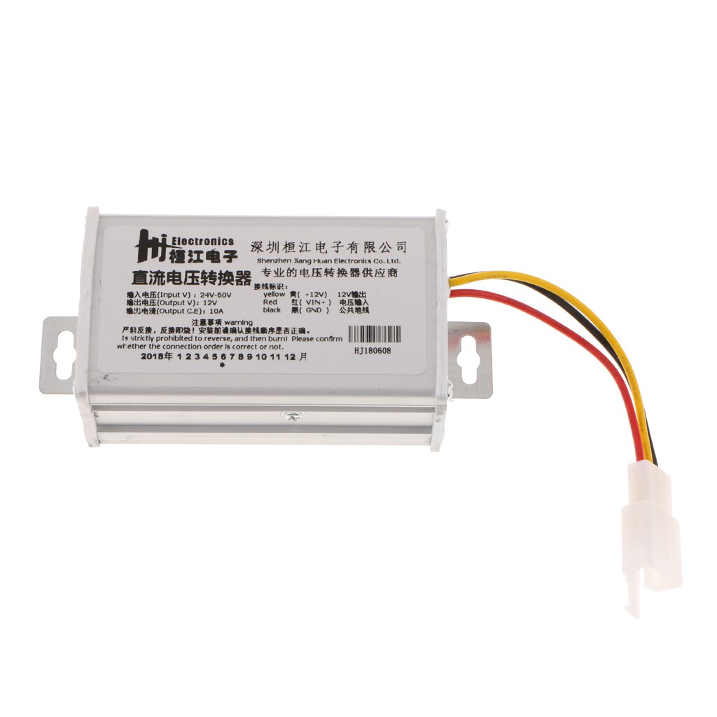 O conversor 24-60 v do volt da c.c. desce à fonte de alimentação conduzida do carro de 12 v 10a/120 w