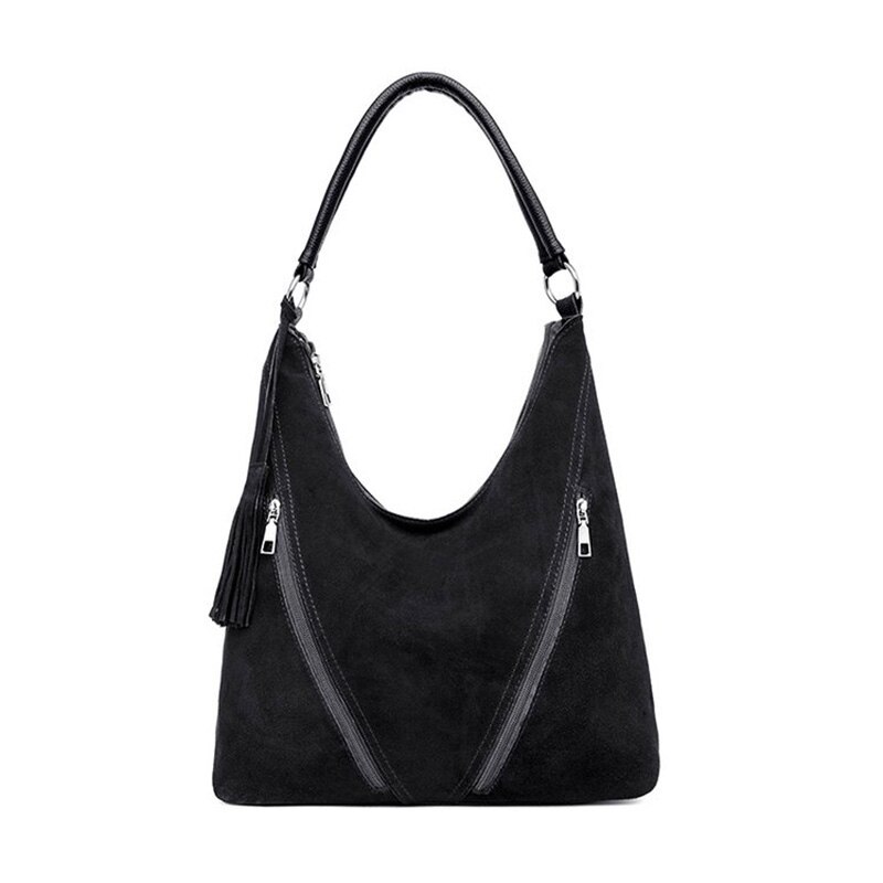 Vfemage Lederen Handtassen Vrouwen Tassen Vrouwelijke Suede Schouder Crossbody Tas Dames Tote Vrouwen Hobos Top-handvat Tassen Sac