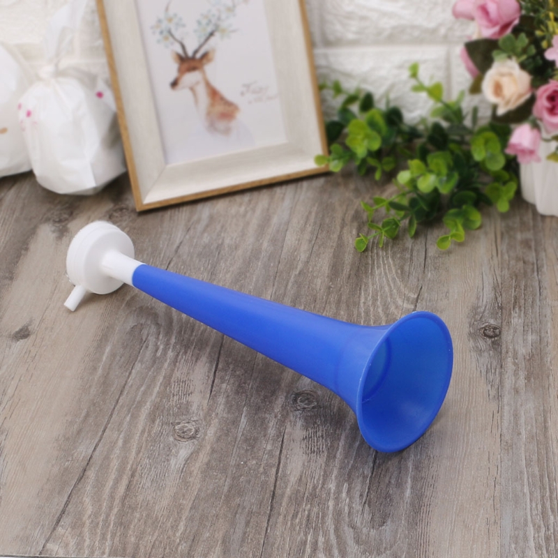 Claxon de plástico para jugadores de fútbol, accesorios de animación, Trompeta de Color aleatorio para chico vuvuvuzela, 1 unidad