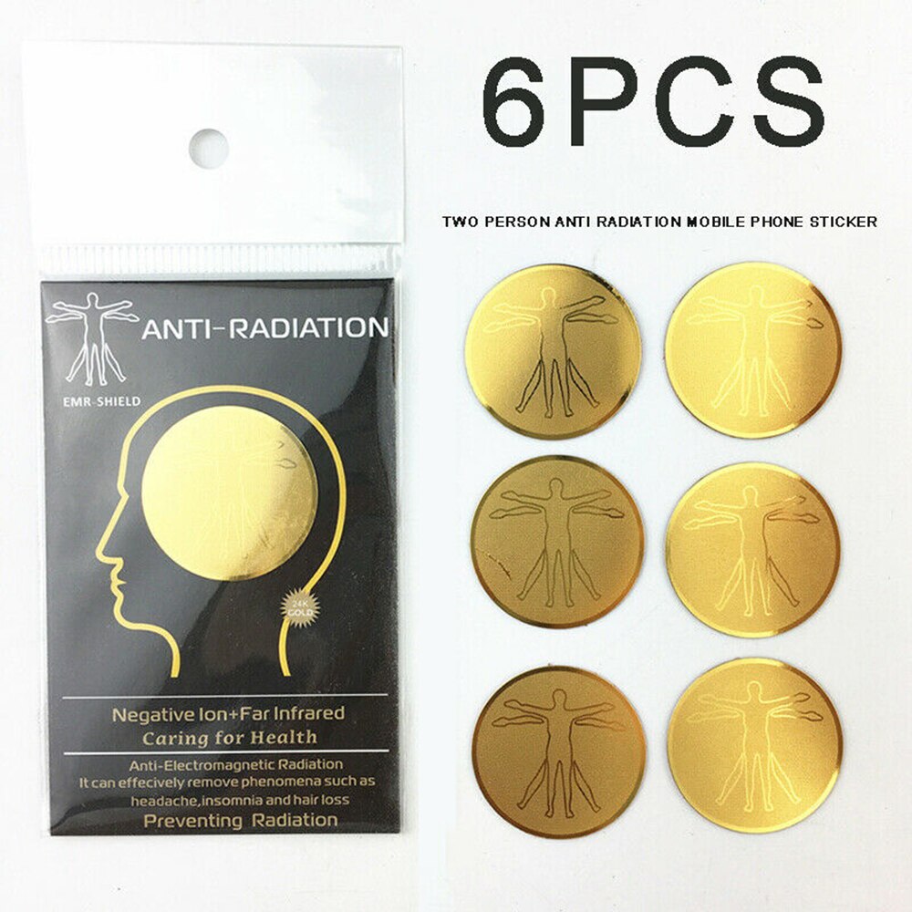 6pcs Anti Radiation Phone Tablet Laptop Sticker Protect Yourself From EMF Protection Shield Blocker Sticker