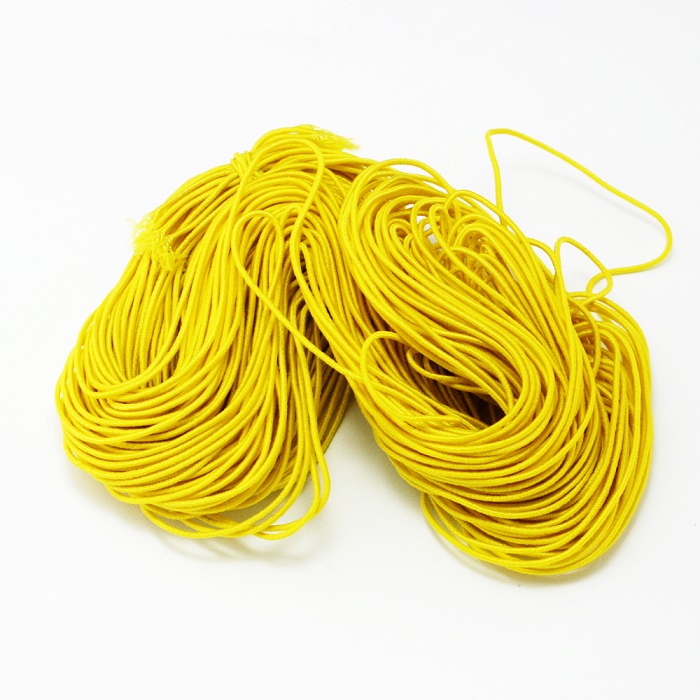 25Meter 1mm Embroidery Thread Floss Hand Cross Stitch Floss Sewing Tool Durable Polyester Thread Sewing Skeins Craft: Yellow