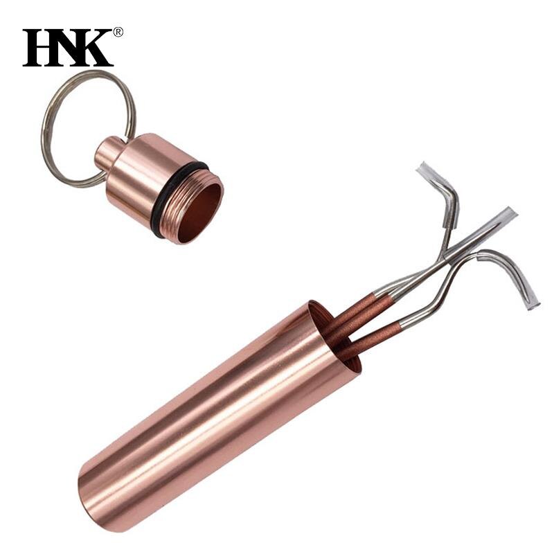 Juego de hilo Dental de Metal de acero inoxidable para limpieza Oral, artefacto portátil colgante, tubo de palillo de dientes, hilo Dental más fuerte, 1 Juego