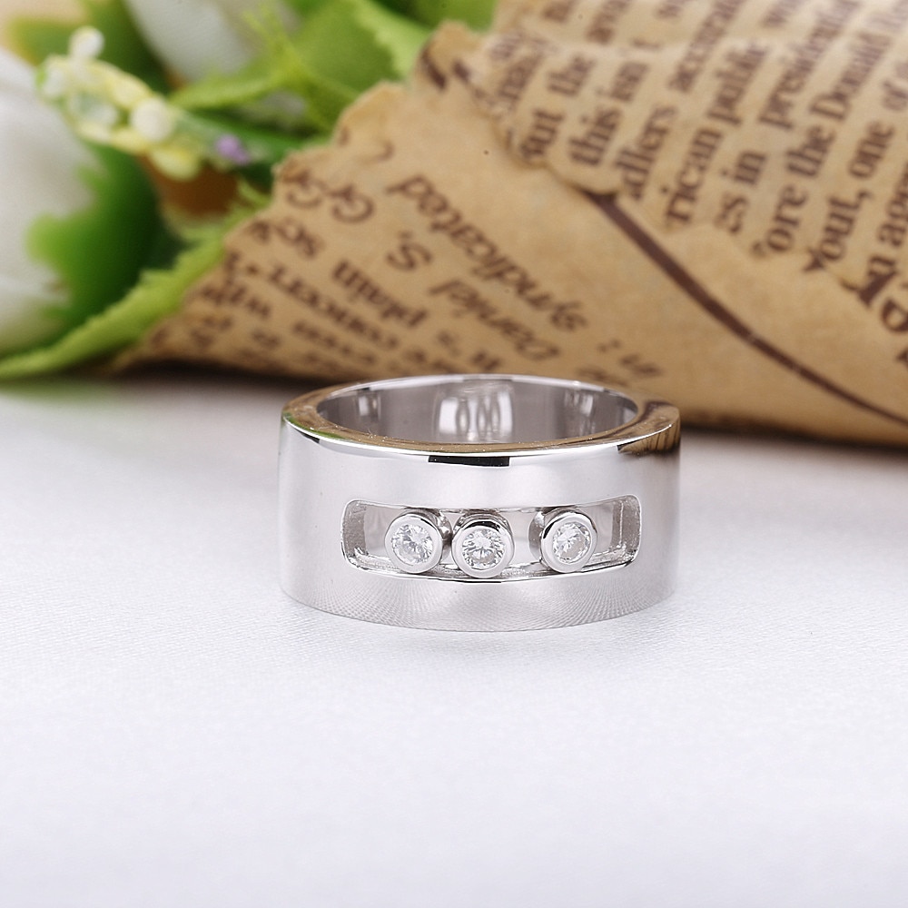 Shadowhunters Authentieke 925 Sterling Zilver Bewegen Steen Trouwringen Voor Vrouwen En Mannen Engagement Sterling Zilveren Luxe Sieraden