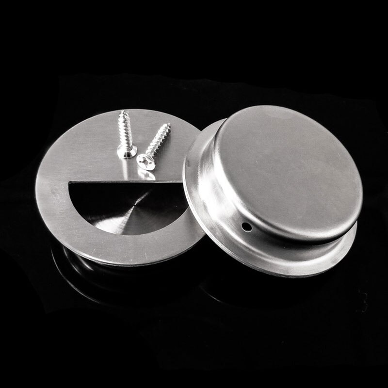 Moderne Onzichtbare Deur Handvat Ingebouwde Lade Eenvoudige Ronde Embeded Lade Deur Decor