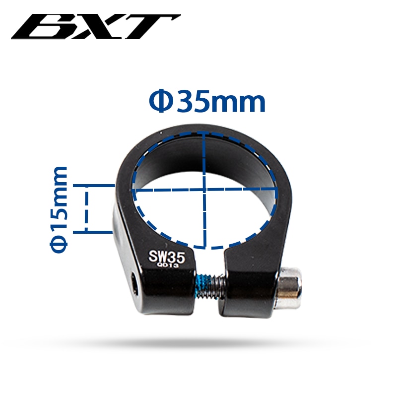 Fiets Zadelpenklem 31.8/34.9/37Mm Fiets Zadelpen Buisklem Aluminium Mtb Mountain Racefiets zitbuis Clip