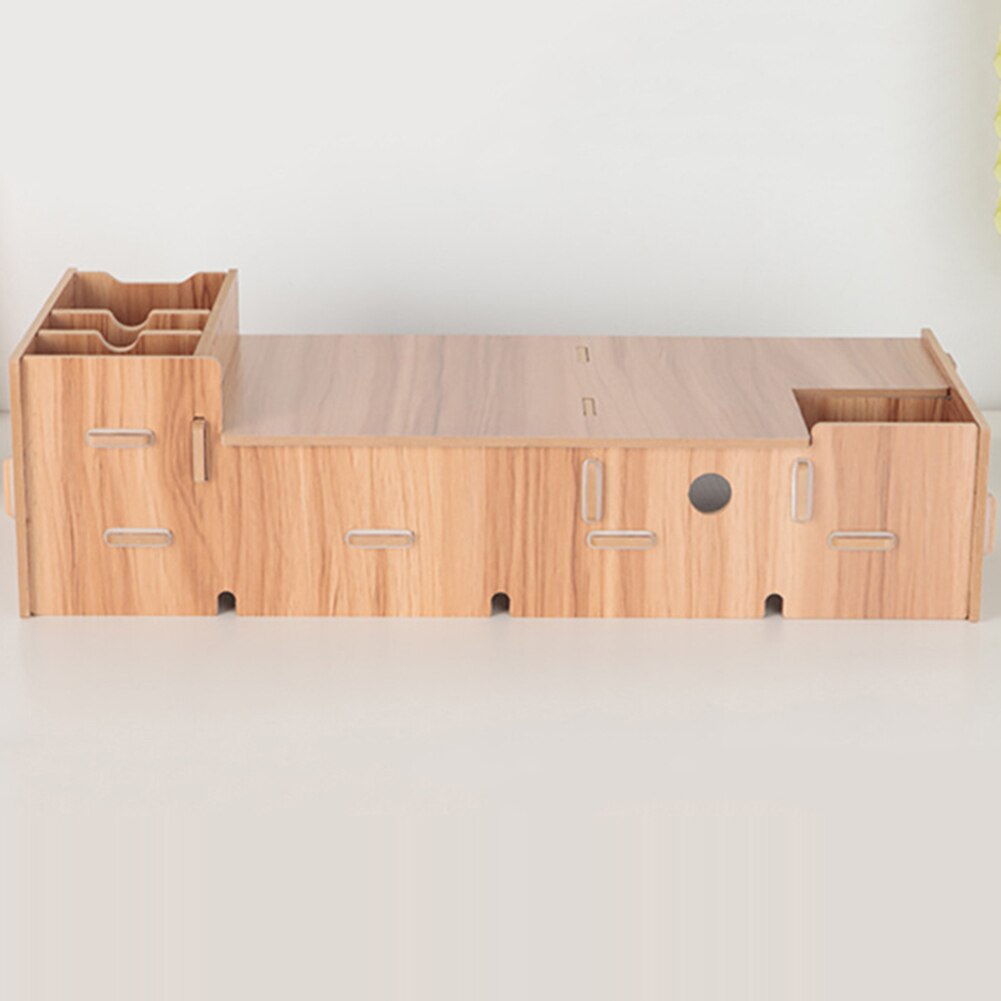 DIY Wooden Computer Monitor Riser Table Organizer Desktop Keyboard Organizer Storage Monitor Organizer Rack