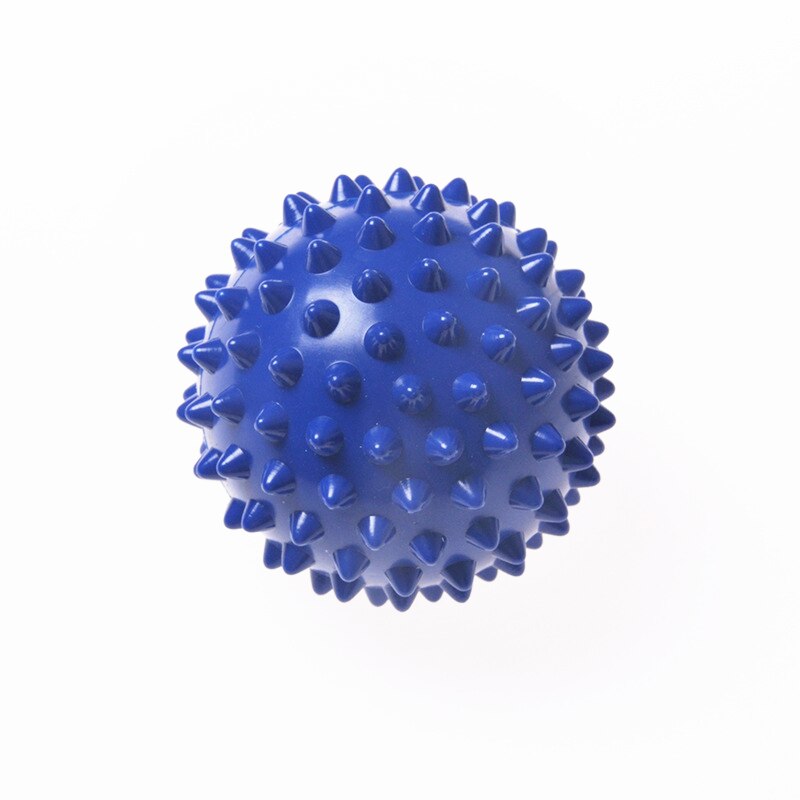 TPR 7CM diametro Hollow Soft Spike Ball recupero della forza della mano esercizio massaggio palla Yoga Fitness massaggiatore appuntito punto di innesco: Blu