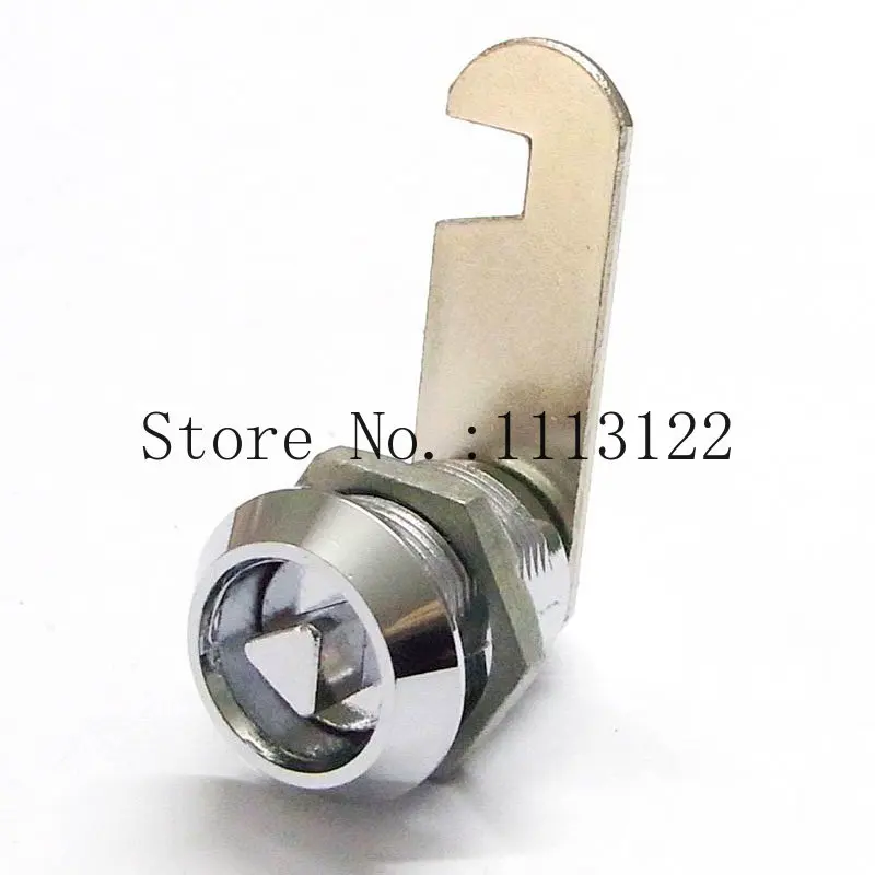 M19-20 triangle Cylinder lock Industrial triangular Cam lock with hook Cam Cabinet Cam Lock 1 PCS