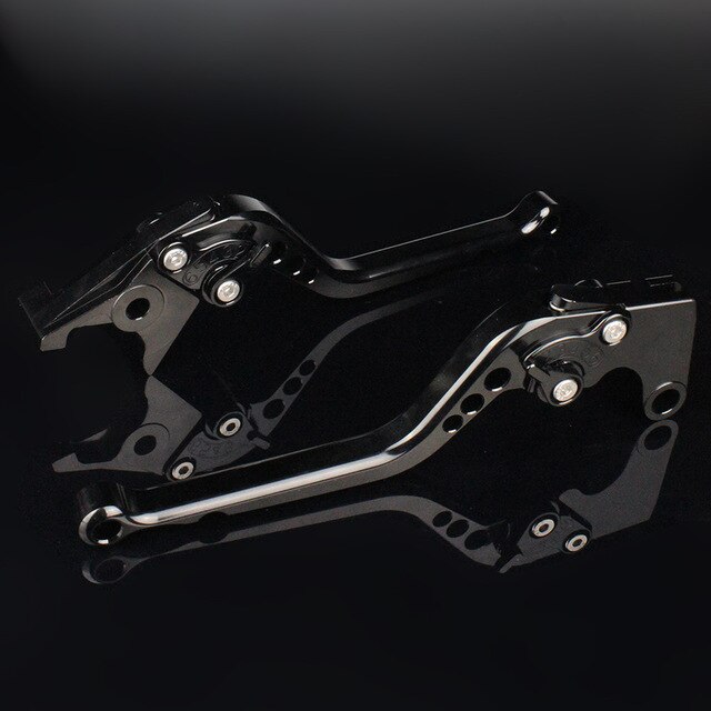 Motorsykkel brems kløtsj spak til kawasaki klr 250 klr 650 klr 650 1991-2007 1992 1993 1994 1995 1996 justerbar motorsykkel spak: Lang svart