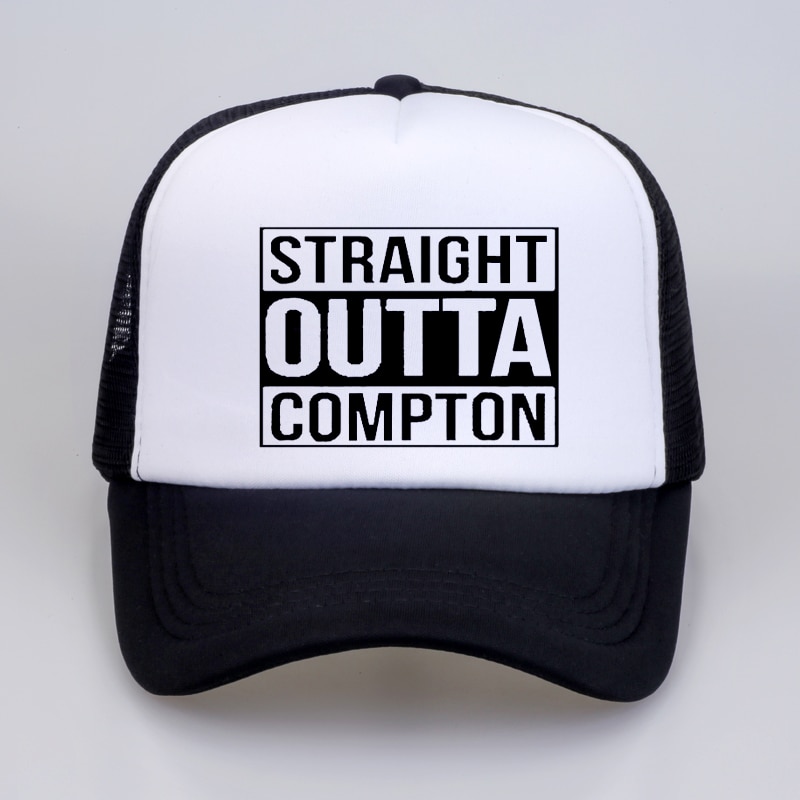 Gorras de béisbol de Outta Compton para hombre y mujer, gorra de béisbol de malla de , unisex