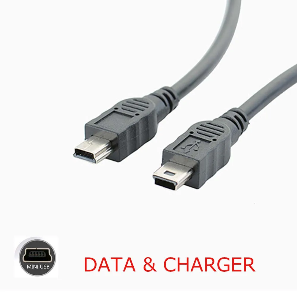 50Cm 5pin Mini Usb Mannelijk Naar Mini B Mannelijk M/M Verlengstuk Data Kabel Snoer Data & Charge