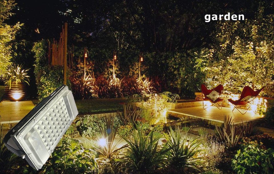 Ultra Thin LED Flood Light 12 Volt Waterproof IP65 50w AC/DC12-85v Searchlight Led Exterior Projecteur Outdoor Floodlight