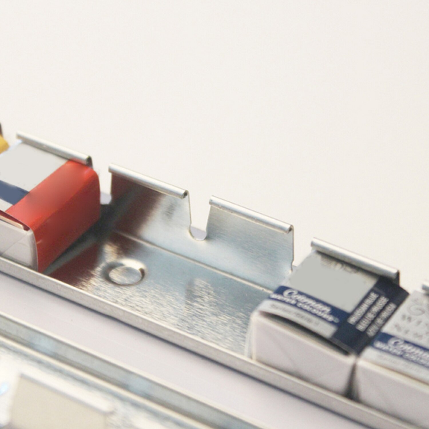 PATIKIL 100 Leere Wasserfarbpfannen 0,5 Ml | Kunststoff Palette Für Aquarell & Acryl | Weiß