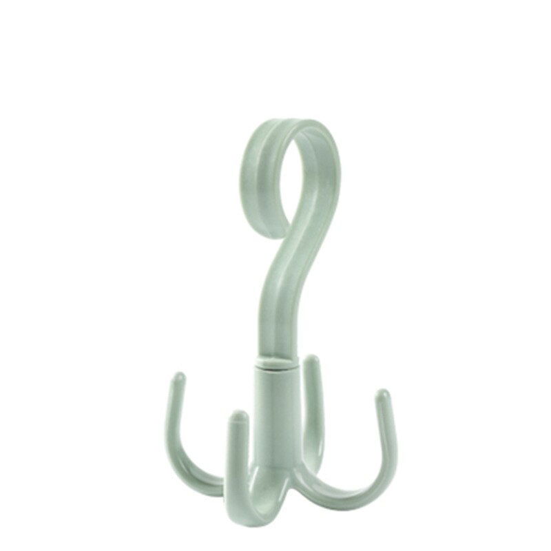 Broek Hanger Ruimtebesparend Multi Layer Opslag Closet Rack Hanger Riem Sjaal Broek Stropdas Hangers Houders Antislip Magic hanger: B-Green