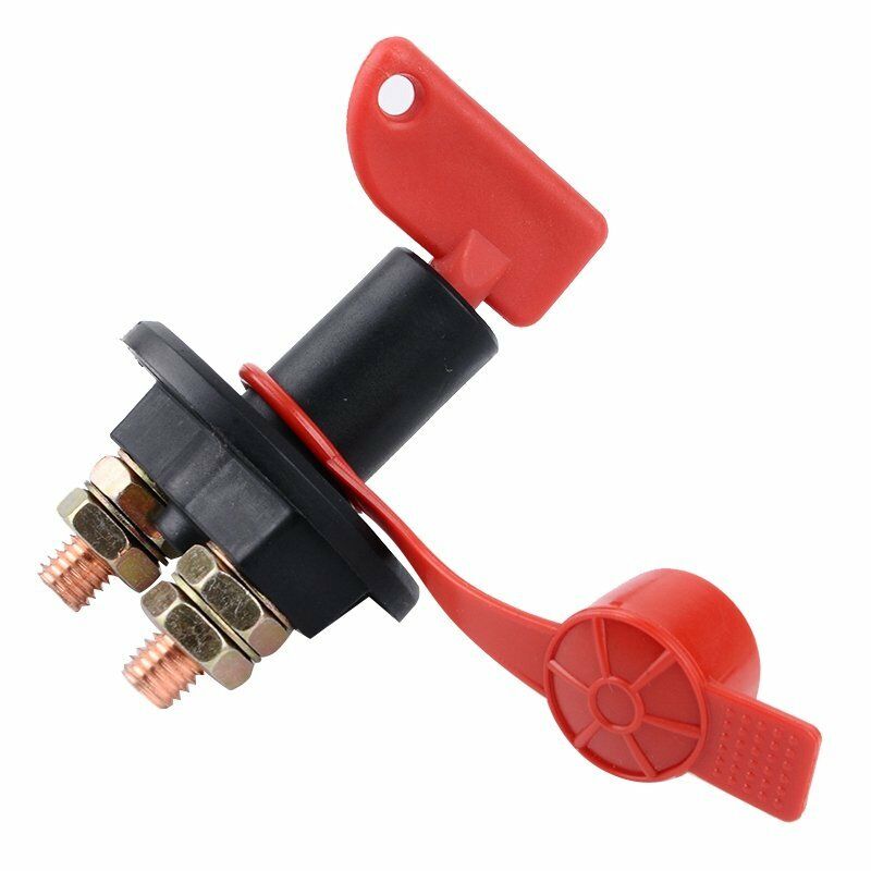 12V 300A Battery Main Switch Disconnector Compact Size Isolator Disconnect Device Sturdy Durable Car Boat Switch Accessories