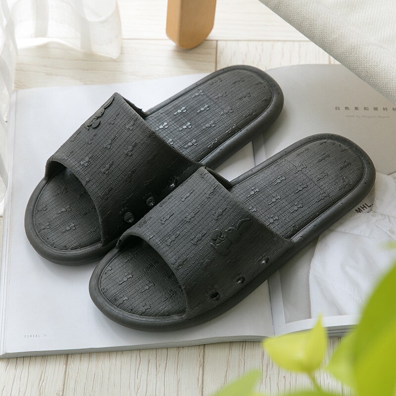 Sommer pvc badetøfler hjemme par sandaler indendørs søde bad skridsikre sandaler og hjemmesko strand udendørs sko: 02 / 40