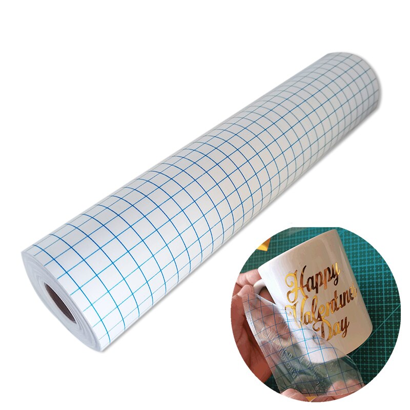 12 x 50 FT Clear Vinyl Transfer Paper Home Car Wall Windows Craft Art Decal DIY Adhesive Vinyl Transfer Paper Tape