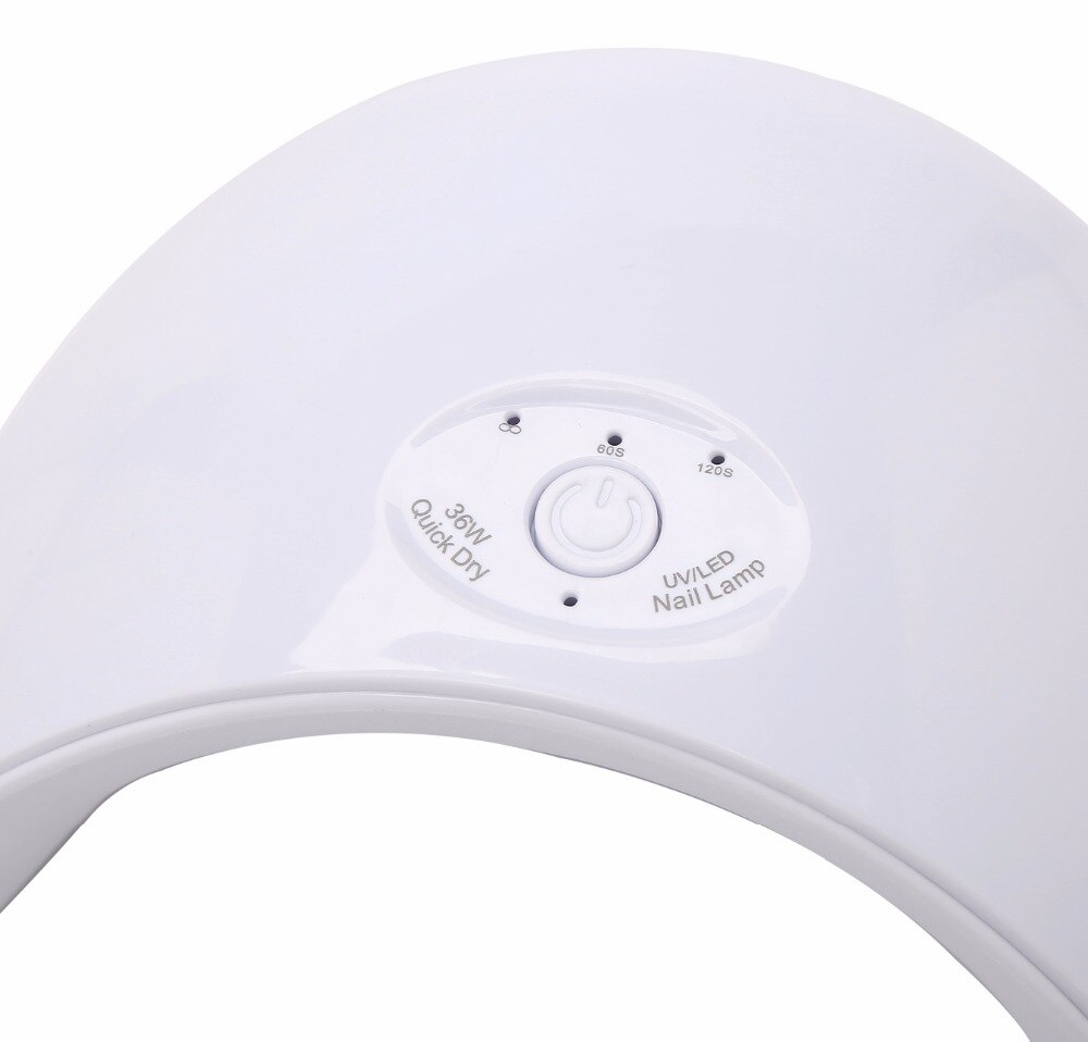 Wit Led Uv Lamp Droger 12 Leds Nail Dryer Nail Art Gereedschap Ultraviolet Curing Uv Gle/ builder/Led Gel