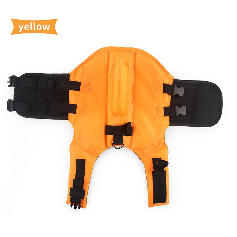 Honden zomervest, haai, zwemvest voor huisdieren, hondensurfpak, ademende chaleco salvavidas, vakantie, franse bulldog: Geel / Xxl (40-50kg)