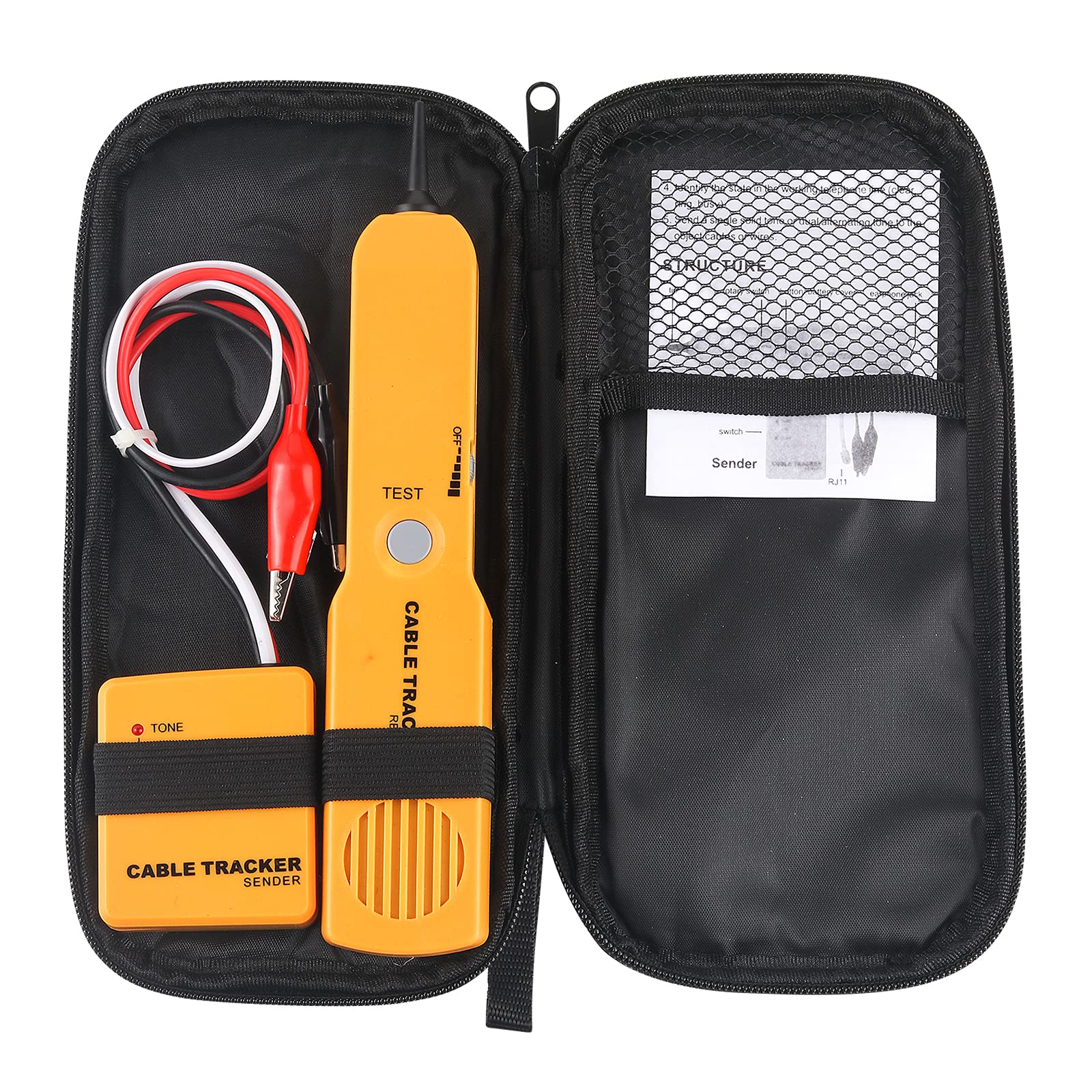 Cable Wires Tracker Circuit Telephone Line Tester Short Open Finder RJ11 Plug, Circuit Continuity Tester, Electrical Wire