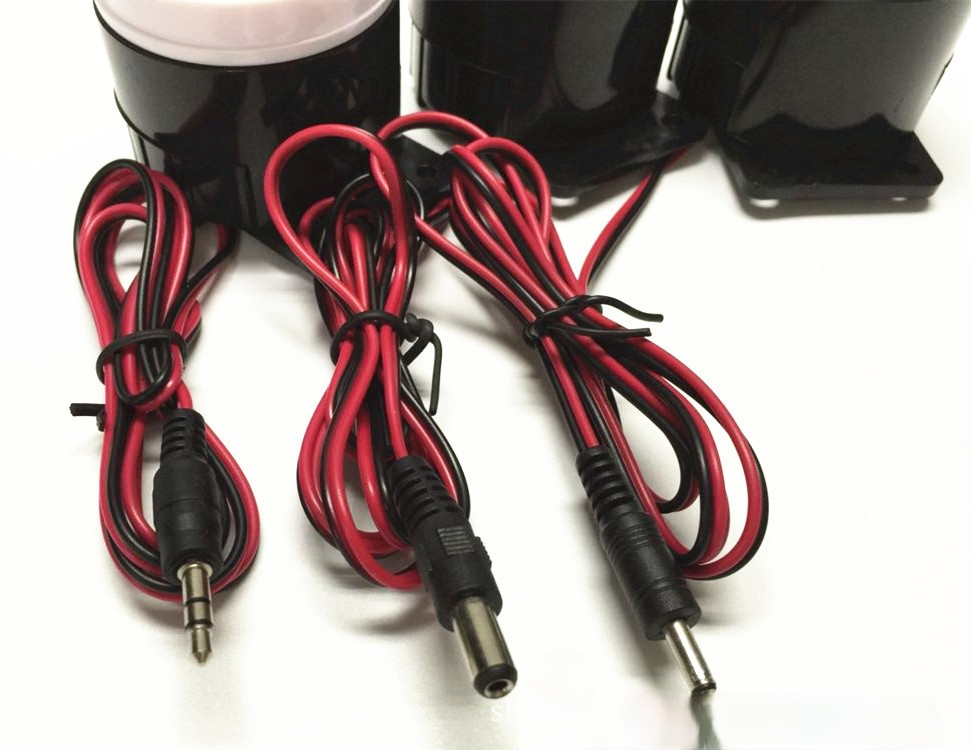 Piezoelectric Buzzer Alarm Horn Anti-theft Alarm Wired 5v 9v 12v High Decibel 402 Police Siren Alarm System Alarm with Autostart