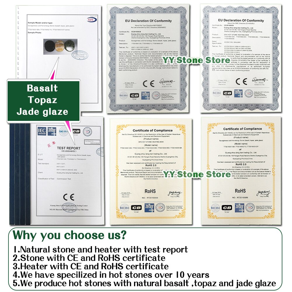 Engraved Basalt Stone Massage Relax Body massager Volcano Rock Tool Health Beauty Salon SPA with heater bag 20pcs/set