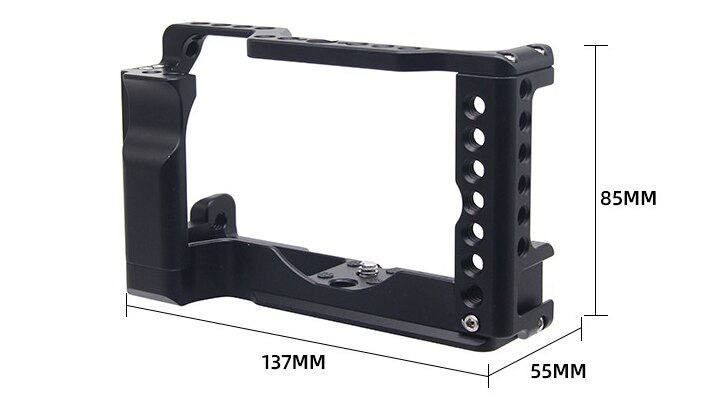 SLR Quick Release Plate Holder Hand Grip Bracket for Canon EOS-M6-Mark2 Camera Case QR Board Protective Cage for EOS M6: cage