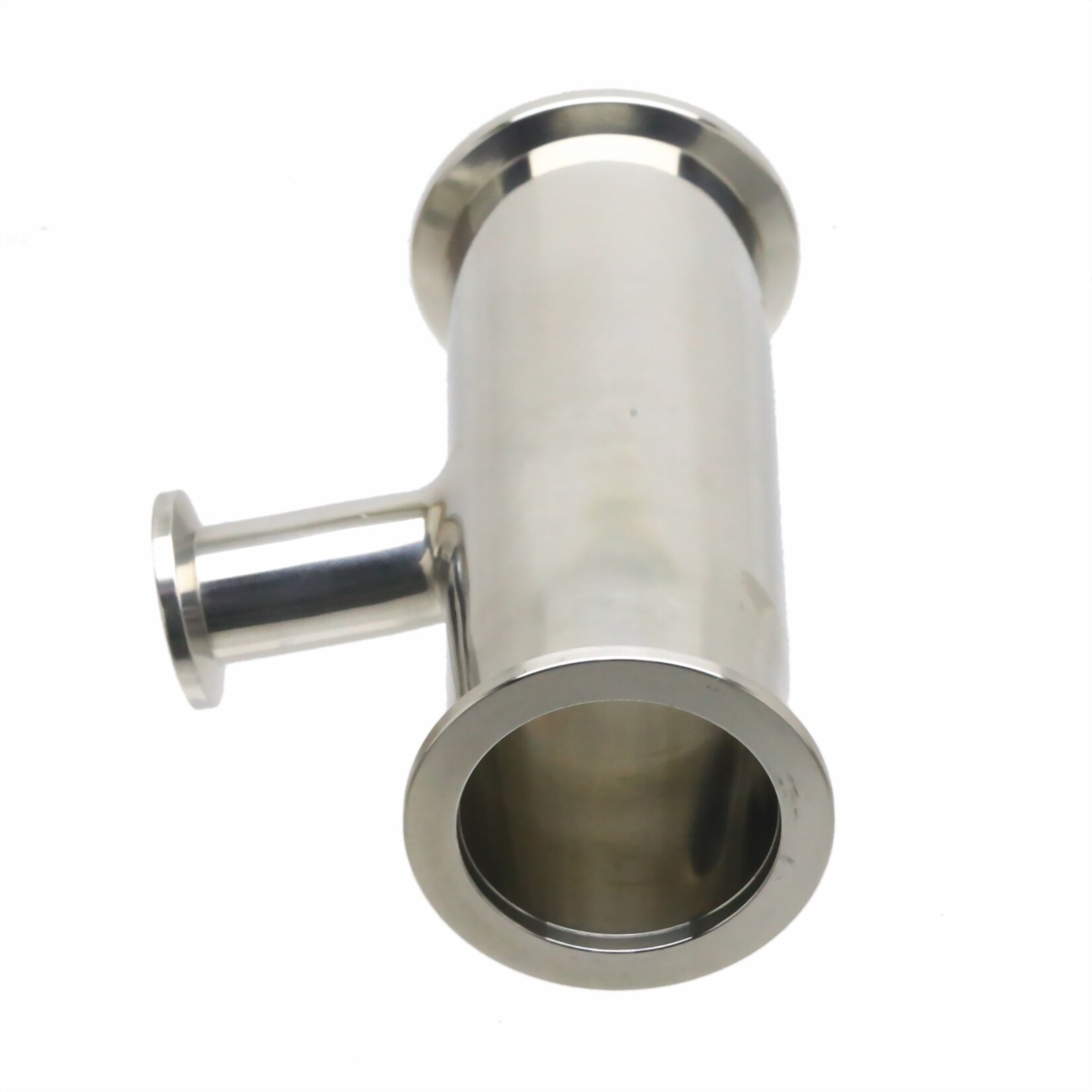 ISO-KF40 to KF16 (NW/KF-40 to 16) Tee 3-way T type Conical Reducer Adapter Vacuum Flanges Pipe Tube Fitting Stainless Steel 304