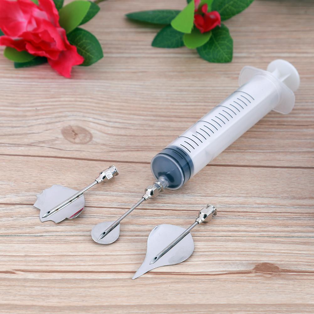 Professionele 11 Stks/set 3D Gelatine Jelly Bloem Mold Pudding Cake Decor Art Naalden Tools