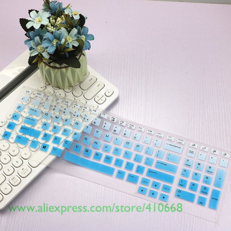 Silicone Keyboard Cover Skin Protector For Dell Alienware AREA-51M AREA-51 17 R3 M17 M15 17r5 15r4 r3 17.3 15.6 inch Laptop