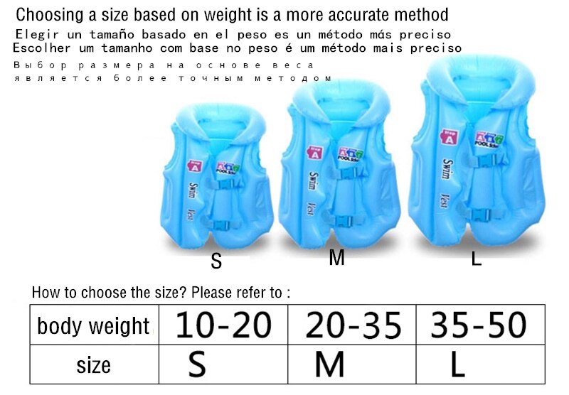 Children Swimming Vest Inflatable Floating Sleeves Goggles Nasal Congestion Earplugs Bag Full Set Buoyancy Lifevest Pool Fishing