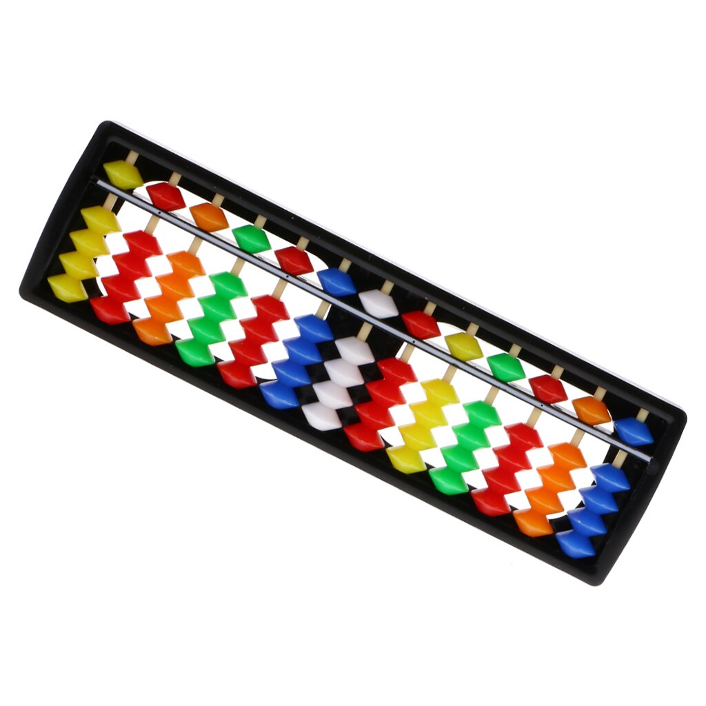 13 stænger plastperler abacus soroban beregningsværktøj pædagogisk matematisk legetøjsundervisningsudstyr til skolelærerstuderende