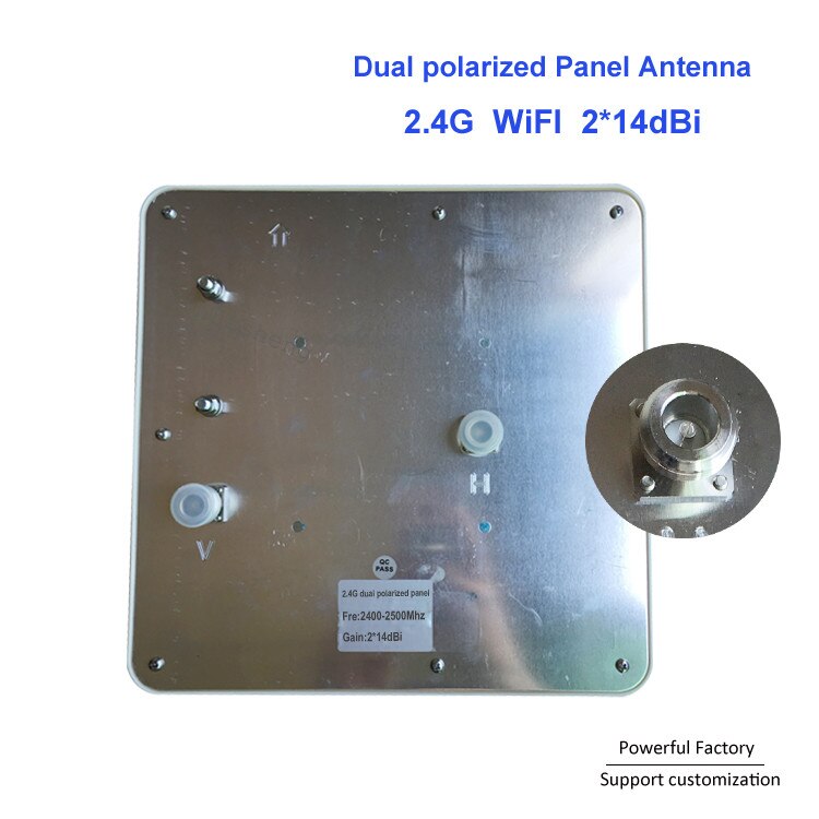 Direzionale a Lunga distanza doppia polarizzati 14dbi pannello esterno antenna 2.4g antenna wifi 1pcs