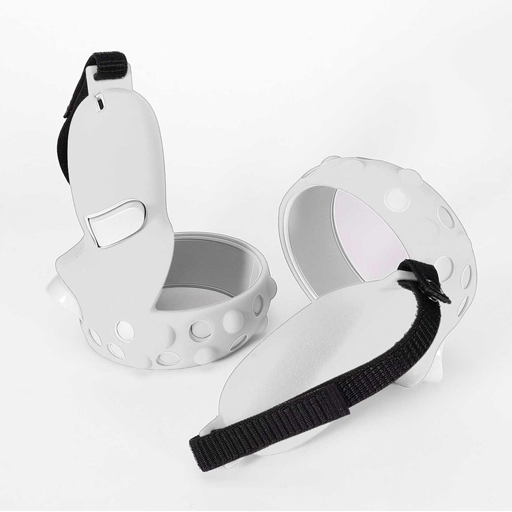 Touch-controller-griffhülle für oculus quest 2, silikon-schutzzubehör mit verstellbarem anti-wurf-handschutz