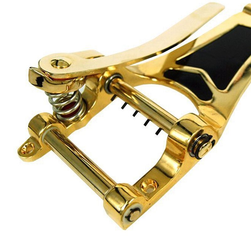 Golden Tremolo Vibrato Bridge Tailpiece Hollow body Archtop for Les Paul Guitar