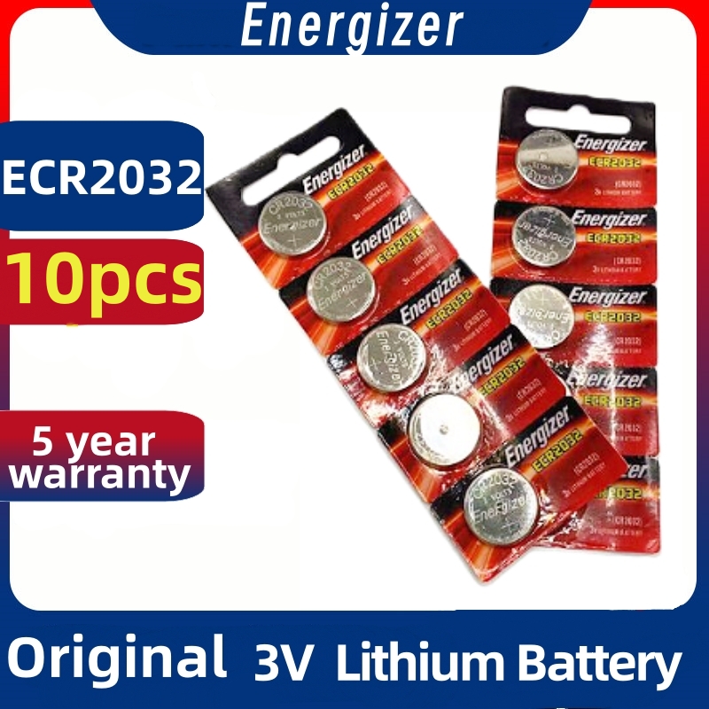 10-100 pezzi CR2032 3v Batteria 100% originale Cr 2032 DL2032 BR2032 5004LC Batteria a bottone 3v Batteria al litio 2032 per orologi giocattoli: YELLOW