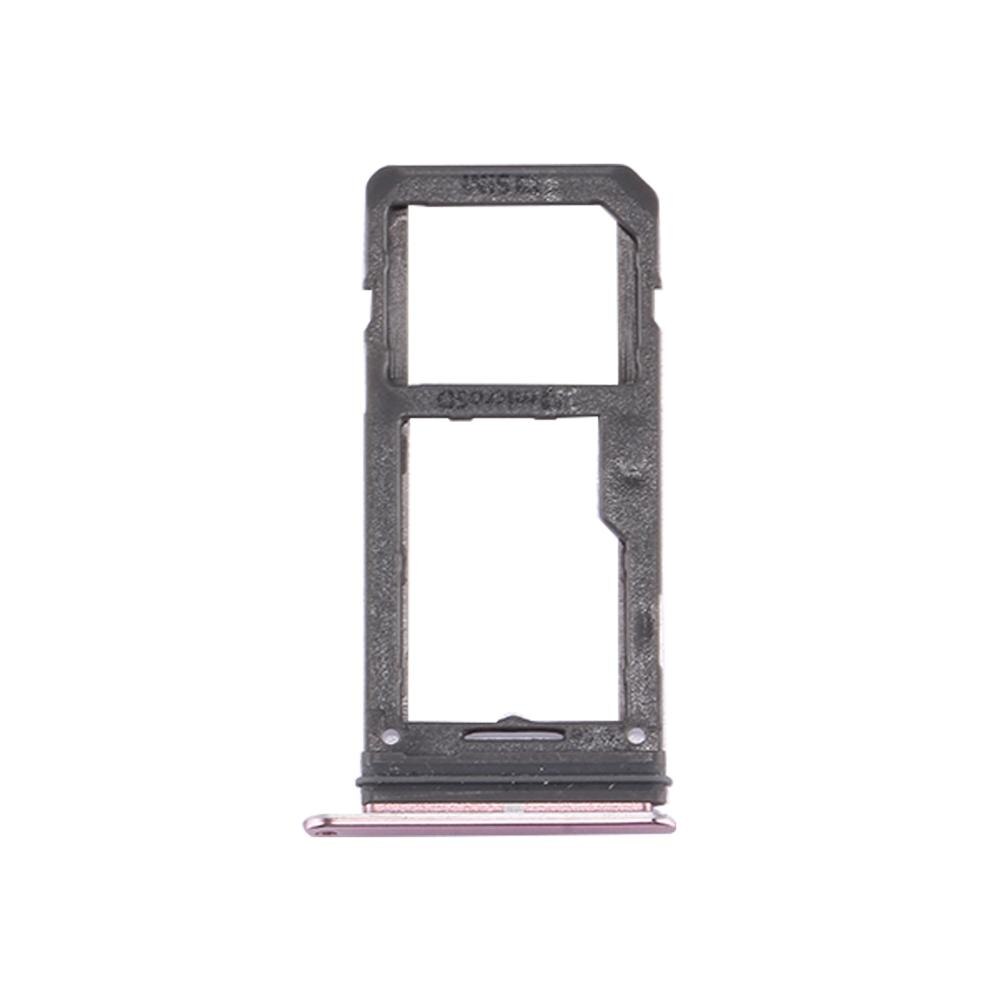 SIM Card Tray + Micro SD Tray for Galaxy S8: Pink