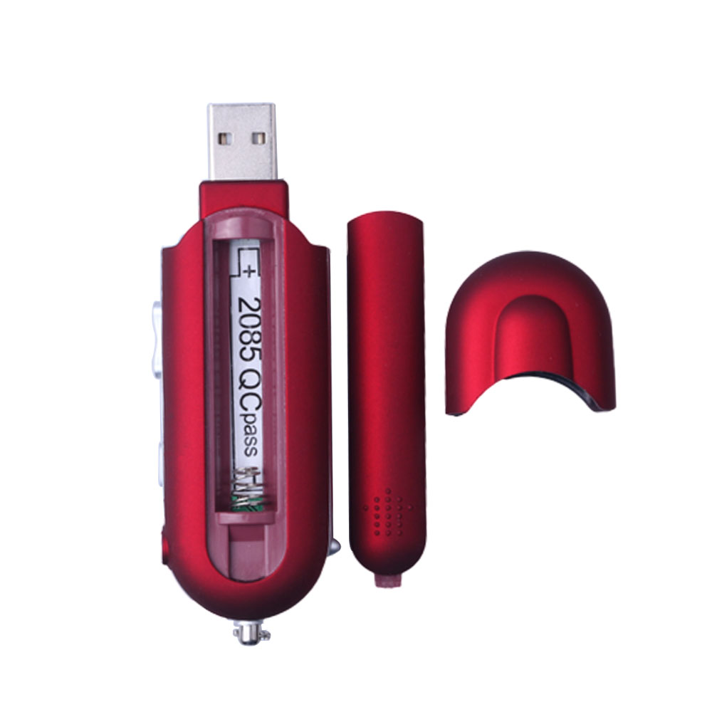 Mini MP3 Player USB 2.0 Small Flash Drive LCD Music Player With 4GB SD Card 3.5mm Audio Jack FM Ridio