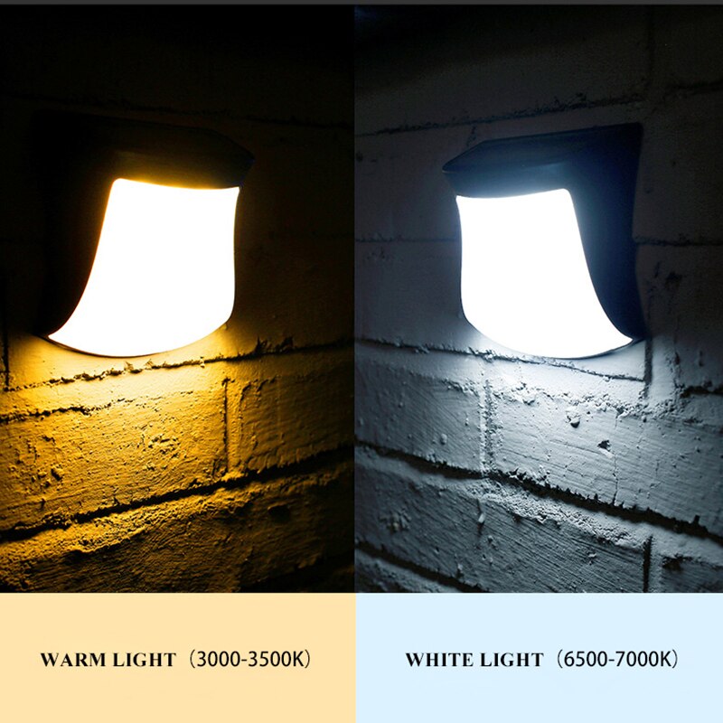 Royalulu Solar Led Verlichting Buiten Waterdicht Wandlampen Tuin Yard Decoratie Path Fence Dek Stap Lamp