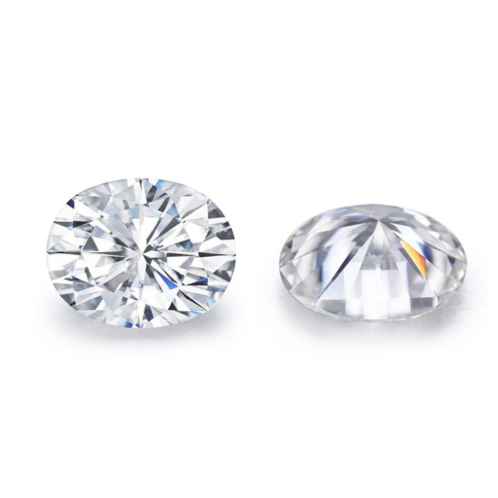 Losse Edelsteen Moissanite Stone 0.5ct 4*6Mm D Kleur VVS1 Ovale Vorm Uitstekende Cut Edelsteen voor Diamond Ring Sieraden