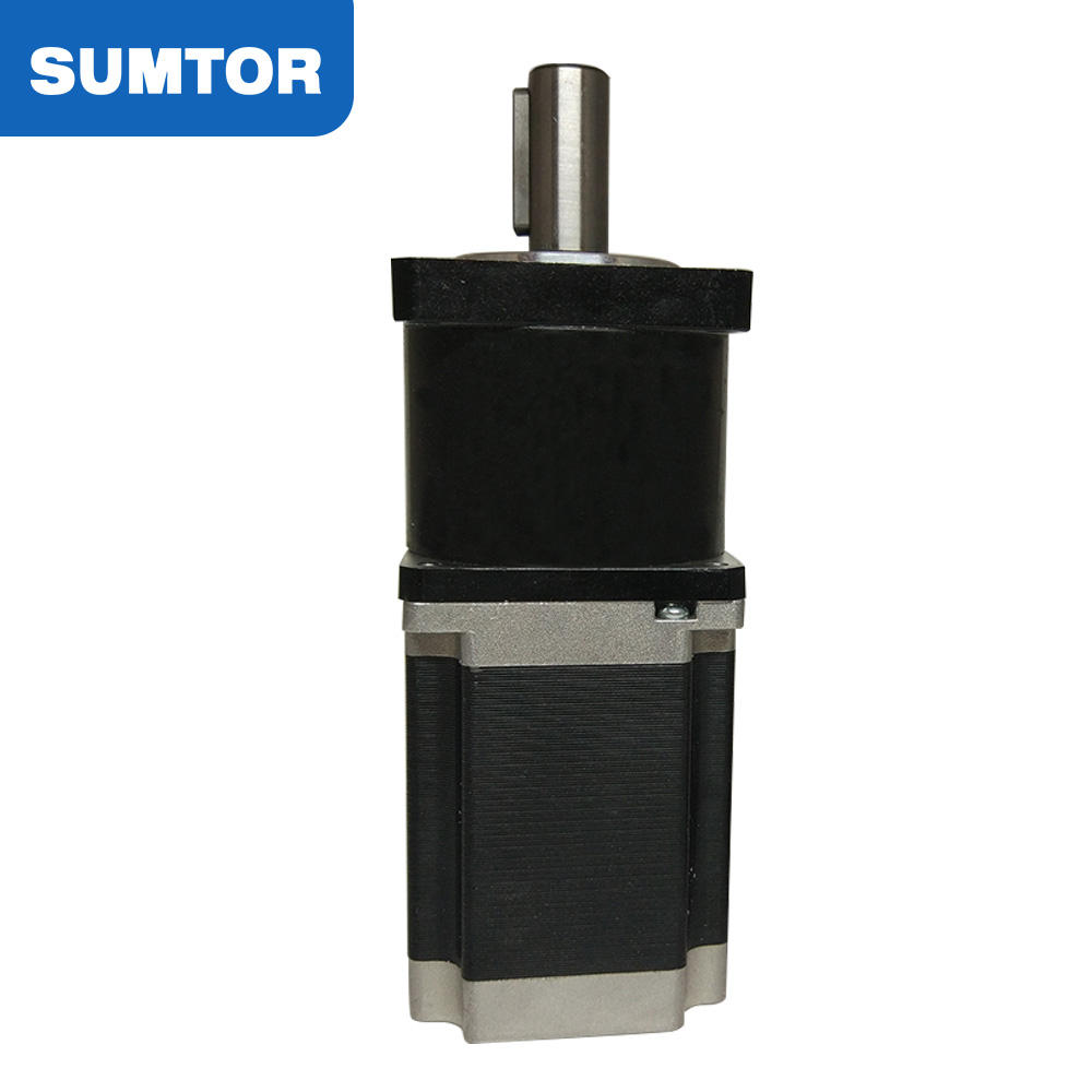 nema 23 stepper motor planetary gearbox 5:1 ratio 1.8N.m holding torque 76mm motor body length