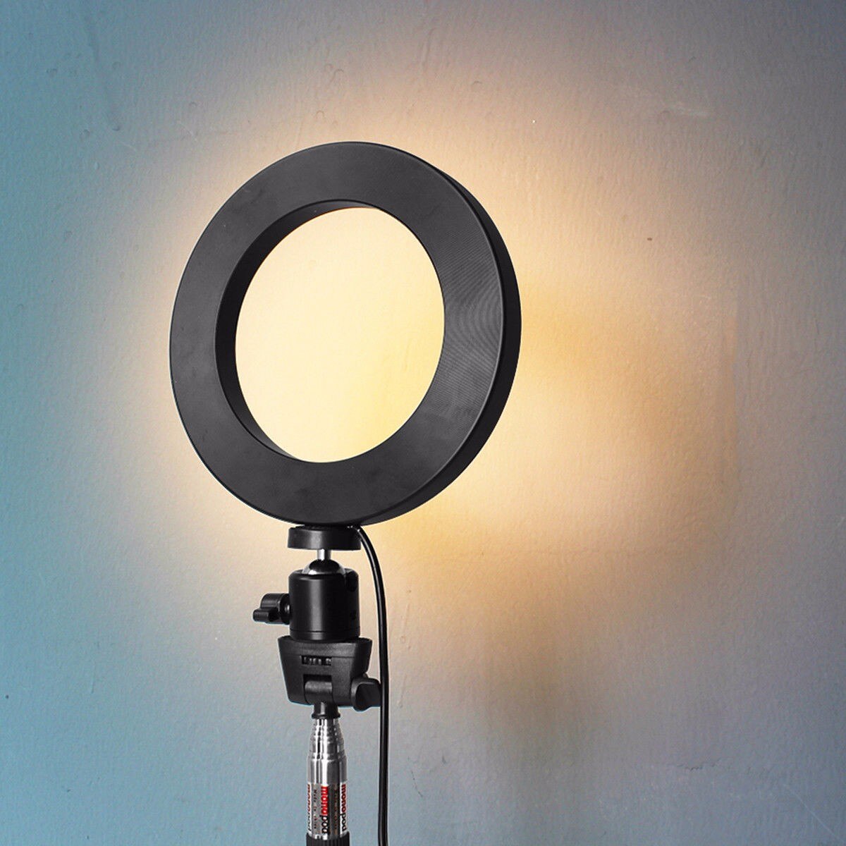 3 modus LED Licht Kamera Foto/Studio/Video Ring Licht 3200 karat-5500 karat Fotografie Dimmbare Ring lampe für Iphone/Samsung/Xiaomi