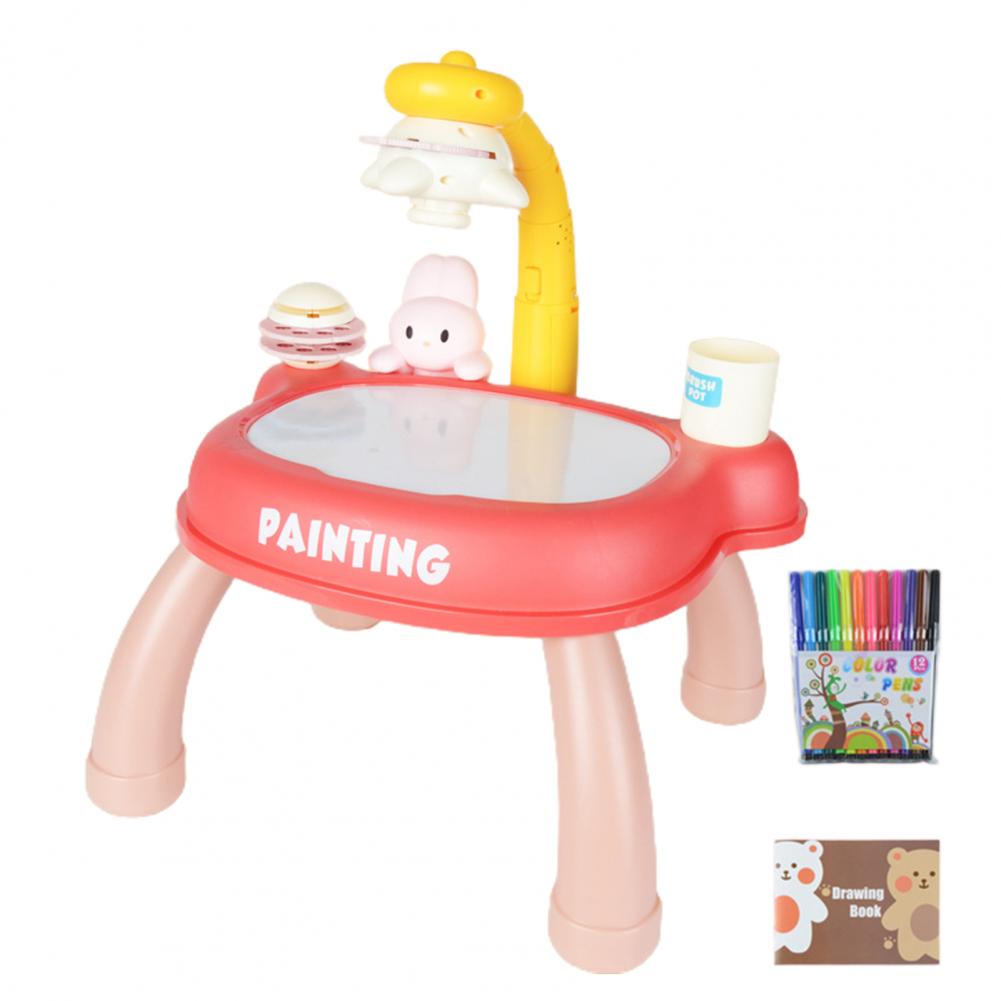 Imagination Ability Reusable Child Smart Projector Sketcher Desk for Children