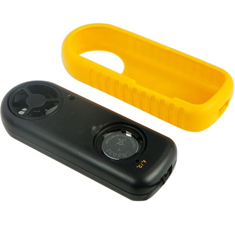 Mini Digital LCD CFM/CMM Thermo Anemometer Infrared Thermometer Air Velocity Wind Speed Gauge Meter Temperature Tester