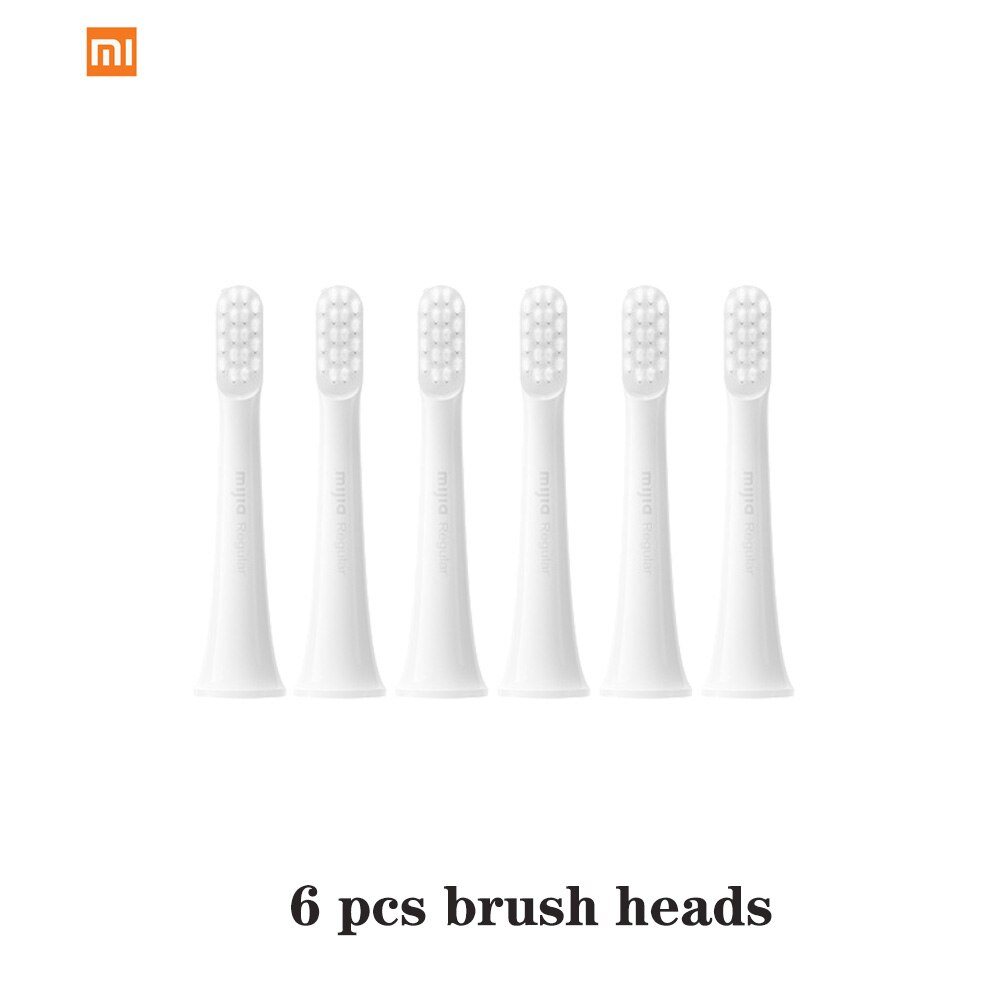 xiaomi Mijia T100 Sonic Electric Toothbrush Adult Ultrasonic Automatic Toothbrush USB Rechargeable Waterproof Tooth Brush Xiaomi: only 6 brush heads