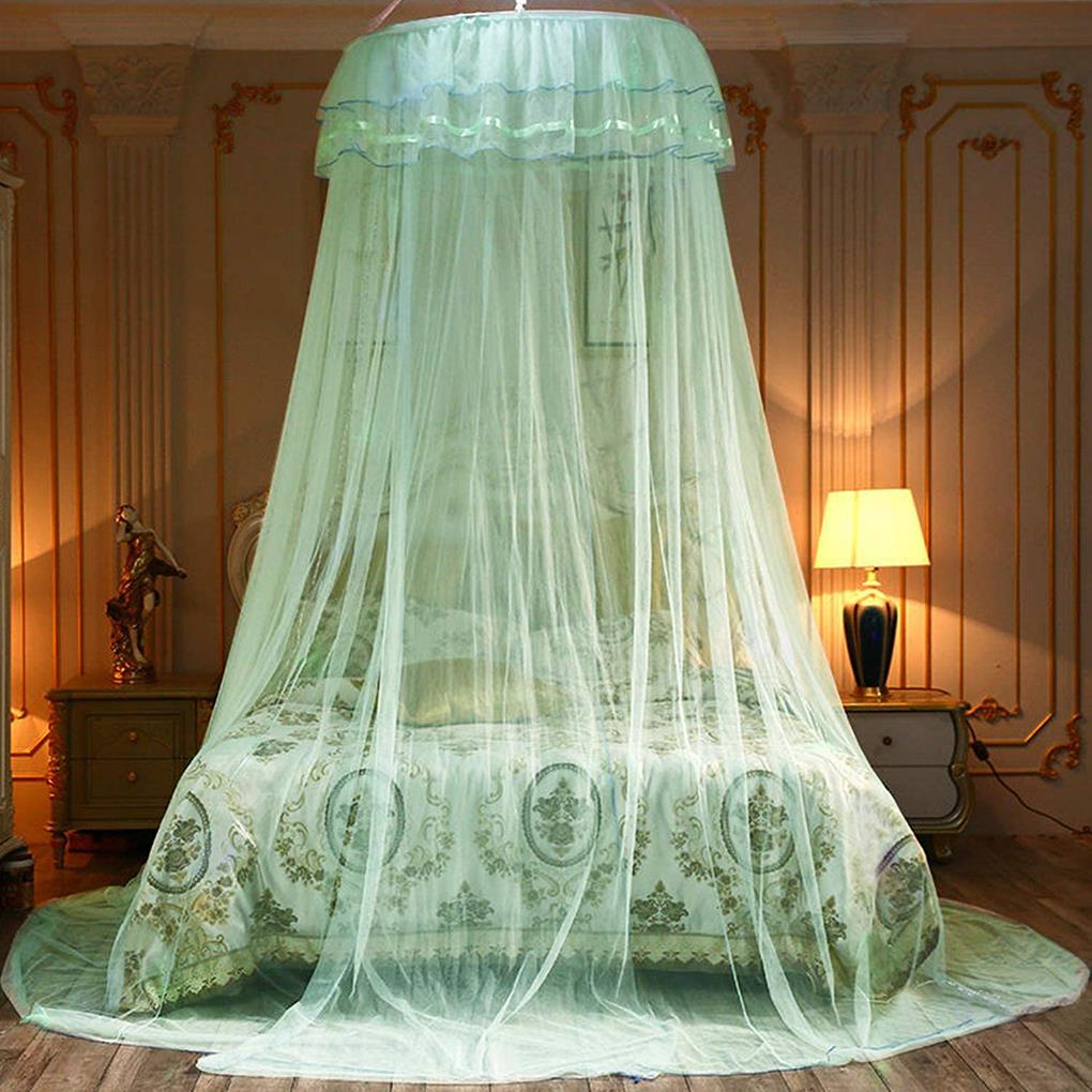 Mosquito Net Dome Bed Net Polyester Portable Bed Curtain Ceiling Children Bedding Net Cover Home Decoration Princess Summer